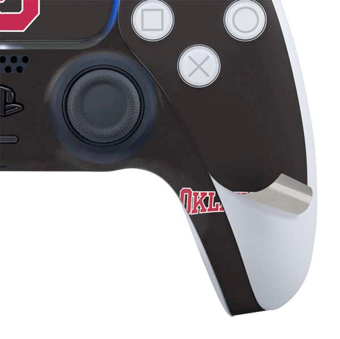 University of Oklahoma Sooners Black PS5 Controller Skin